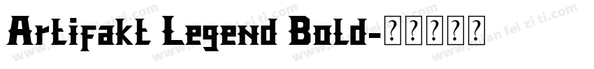 Artifakt Legend Bold字体转换